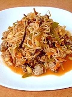 フライパン一つでビビンバ風野菜炒め-レシピのメイン写真