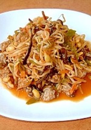 フライパン一つでビビンバ風野菜炒め-レシピのメイン写真