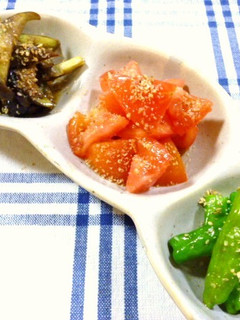 夏野菜のさっぱりナムルっ♪-レシピのメイン写真