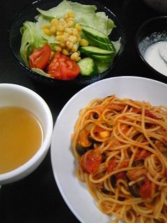 簡単★なすとツナのトマトパスタ-レシピのメイン写真