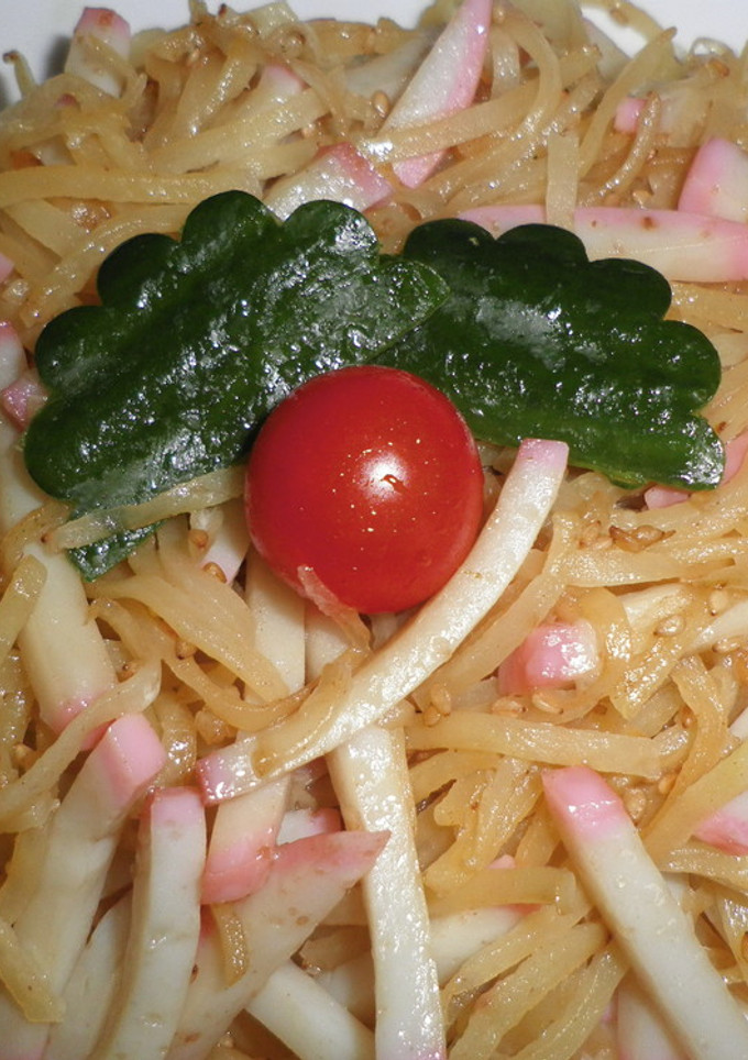 かまぼこ、ジャガイモマヨネーズ炒め-レシピのメイン写真