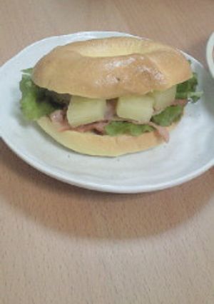 ふるパンベーグル-レシピのメイン写真
