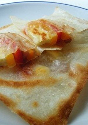 パプリカの焼き春巻き-レシピのメイン写真