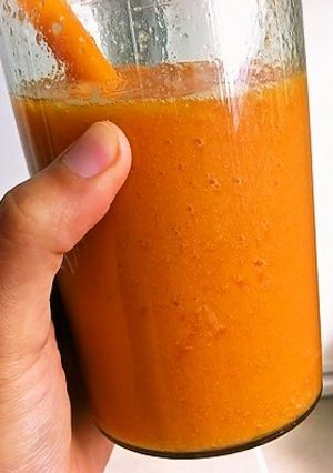 朝ごはん！すいかとマンゴーのスムージー-レシピのメイン写真