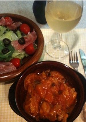 鶏もも肉のトマトソース煮込み-レシピのメイン写真
