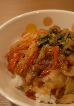 残った天ぷらを煮て♡ご飯がすすむ！！-レシピのメイン写真