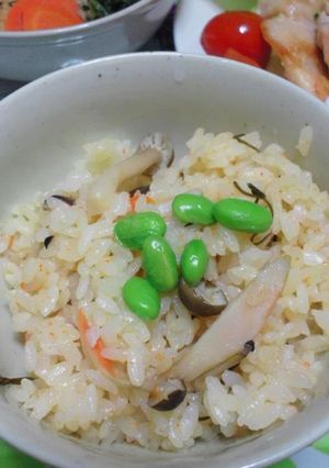 あけぼの(にんじん)ごはん-レシピのメイン写真