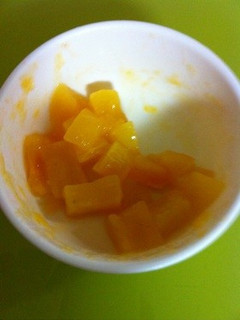 (離乳食・幼児食)柿のすだちがけ-レシピのメイン写真