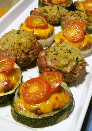 肉詰めの野菜たち♪-レシピのメイン写真