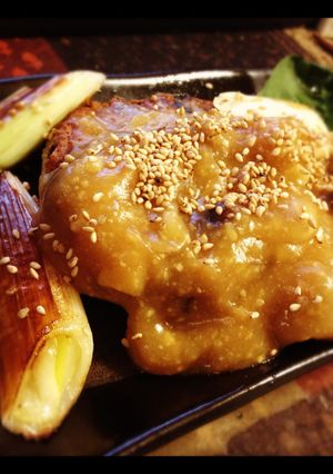 ほうれん草入り豆腐ハンバーグ胡麻味噌ダレ-レシピのメイン写真