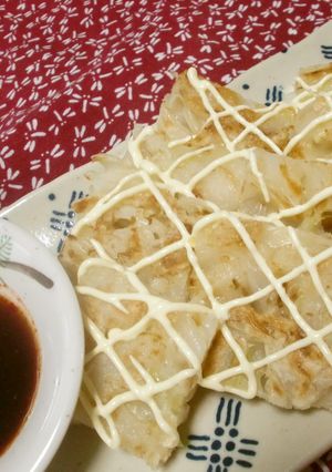 材料これだけ!玉ねぎチヂミ◎-レシピのメイン写真
