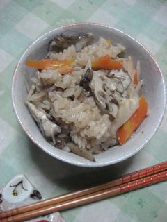 舞茸ごはん(もち米入り♪)-レシピのメイン写真