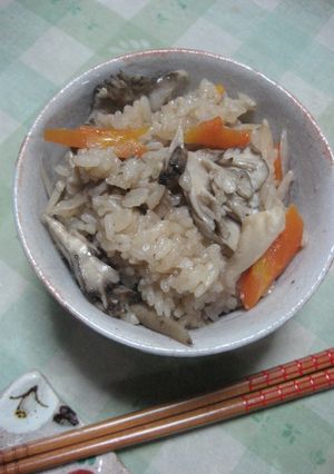 舞茸ごはん(もち米入り♪)-レシピのメイン写真