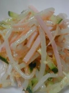 ハムともやしの中華サラダ♪-レシピのメイン写真
