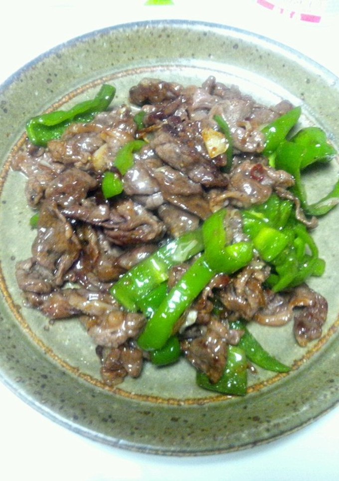 【簡単中華】牛肉とピーマンのＷ黒胡椒炒め-レシピのメイン写真
