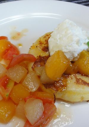 フレンチトーストのフルーツ添え♪-レシピのメイン写真