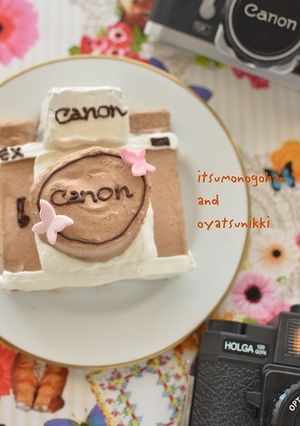 レトロカメラのキャラメルティーケーキ❤-レシピのメイン写真
