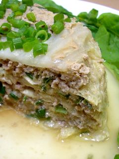 簡単!白菜とひき肉の重ね蒸し-レシピのメイン写真
