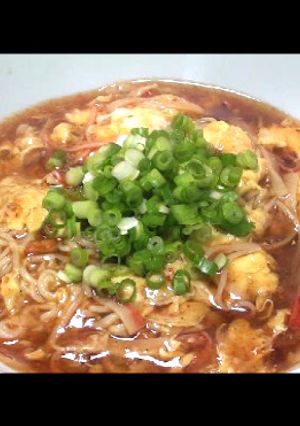 出前一丁で酸辣湯麺（サンラータンメン）-レシピのメイン写真