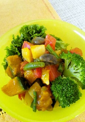 緑黄色野菜たっぷり！バルサミコサラダ-レシピのメイン写真