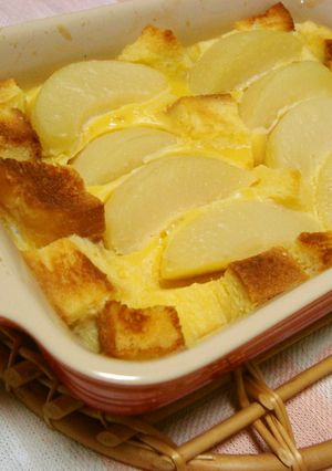桃缶で☆ふるぱんクラフティ♪-レシピのメイン写真