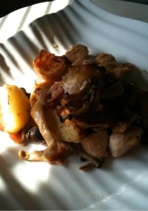 鳥肉とじゃがいもの蒸し煮-レシピのメイン写真