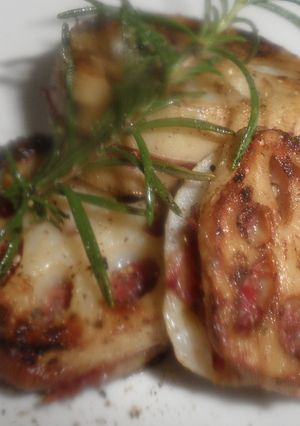 蓮根のコンビーフ挟み焼き-レシピのメイン写真