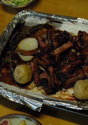 ポークリブのオーブン焼き蜂蜜ワインソース-レシピのメイン写真
