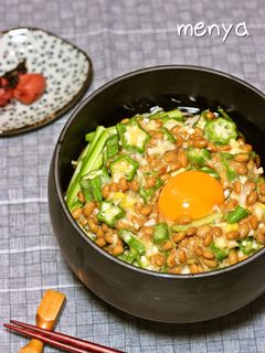 ねばウマ!!!梅かつおのさっぱり納豆そば-レシピのメイン写真