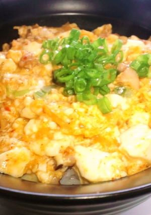 簡単♪早い！残ったたこキムチでリメイク丼-レシピのメイン写真
