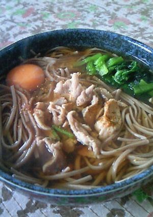 ☆ヘルシー☆肉そば-レシピのメイン写真