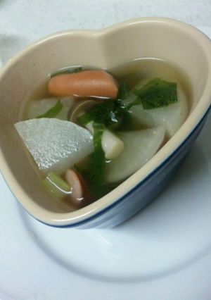 カブのコンソメスープ☆スープ飯にも-レシピのメイン写真