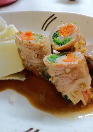豚巻きロール野菜-レシピのメイン写真