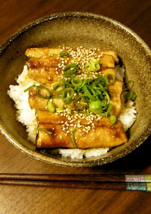 秋刀魚の蒲焼き丼-レシピのメイン写真