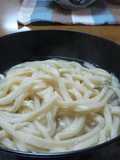 手打ち！釜揚げうどん！