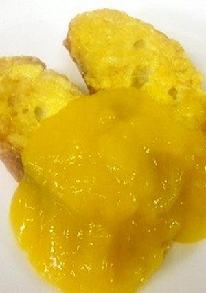 パン・ペルジュ　マンゴソース添え-レシピのメイン写真