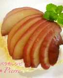 うっとり幸せ♡桃のコンポート白パン