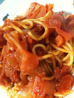 トマトソース焼きそば-レシピのメイン写真
