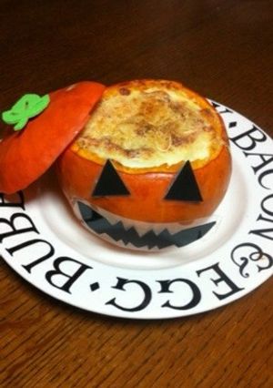 ハロウィンだよ☆カボチャグラタン-レシピのメイン写真