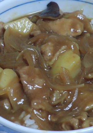 ポークカレー丼-レシピのメイン写真