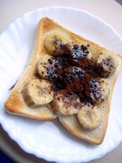 メープルバナナココアトースト♡-レシピのメイン写真