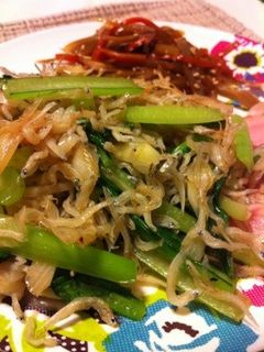 ジャコと残り野菜の炒め物-レシピのメイン写真