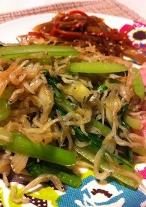 ジャコと残り野菜の炒め物-レシピのメイン写真