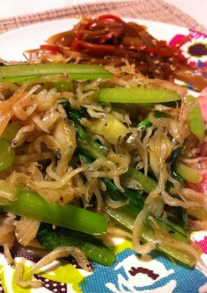 ジャコと残り野菜の炒め物-レシピのメイン写真