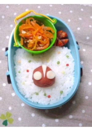 お弁当に☆梅トラマン-レシピのメイン写真