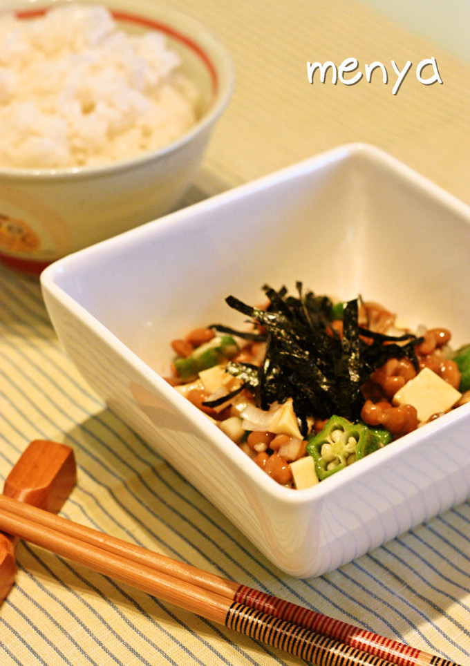 納豆選手権☆おくらとチーズのまろやか納豆-レシピのメイン写真