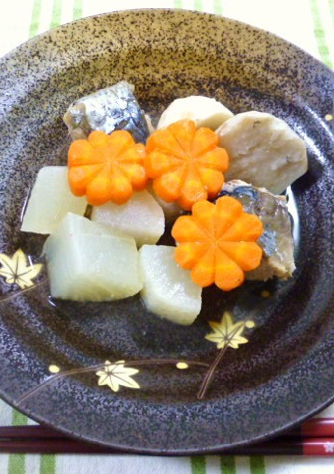 簡単！　激安！　大根と里芋の鯖缶煮っ♪-レシピのメイン写真