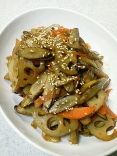 干し野菜の根菜きんぴら-レシピのメイン写真