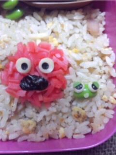 チャーハンのお弁当に☆紅しょうがムック-レシピのメイン写真