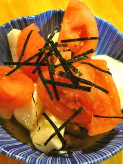 納豆と山芋のトマト寄せ-レシピのメイン写真